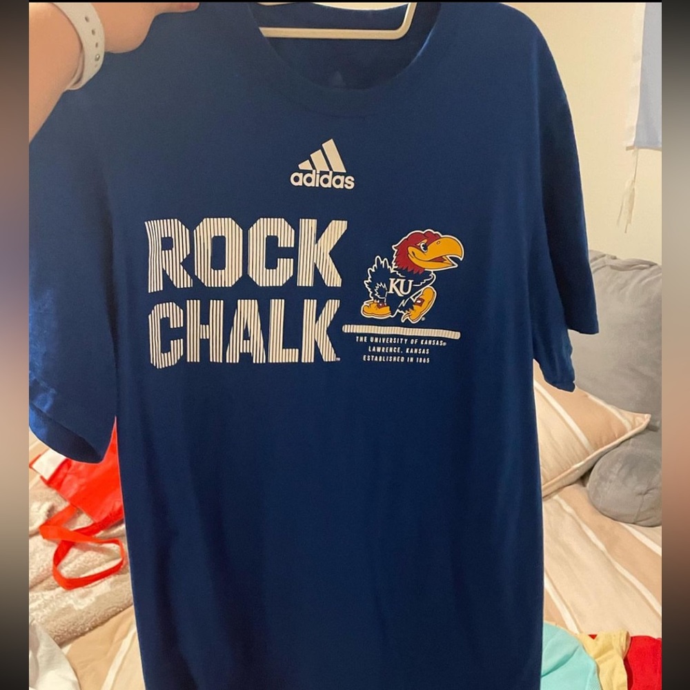 KU Jayhawks Adidas Tee
